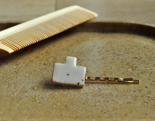 Convex / Concave Kanji hair accessory
